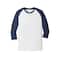 Port & Company® Core Blend 3/4-Sleeve Raglan Tee